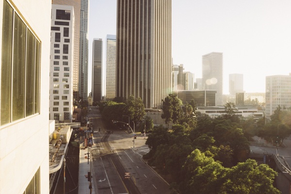 洛杉矶美国城市城市风景