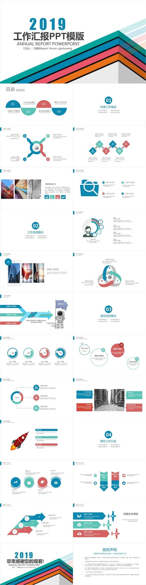 创意简约大气商务工作总结汇报述职PPT