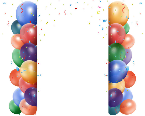彩色气球背景图片1