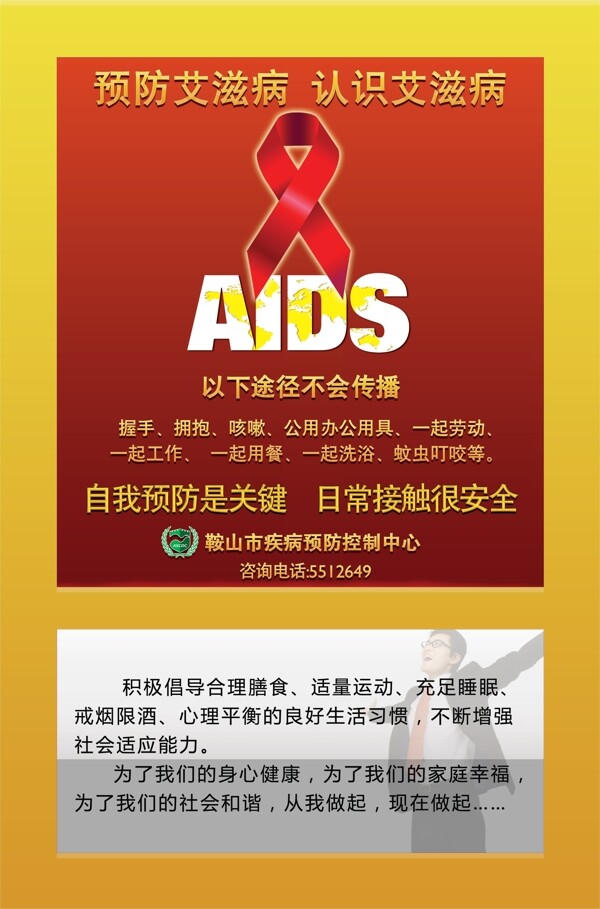 艾滋病海报图片
