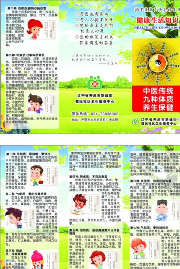 中医传统九种体质养生保健dm