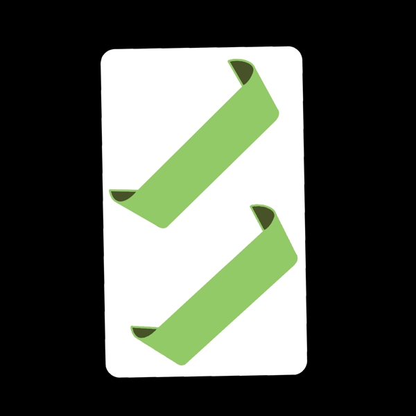 绿色标签样式分类图标
