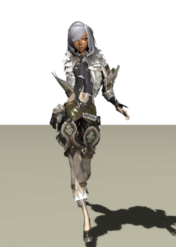剑灵女角色模型