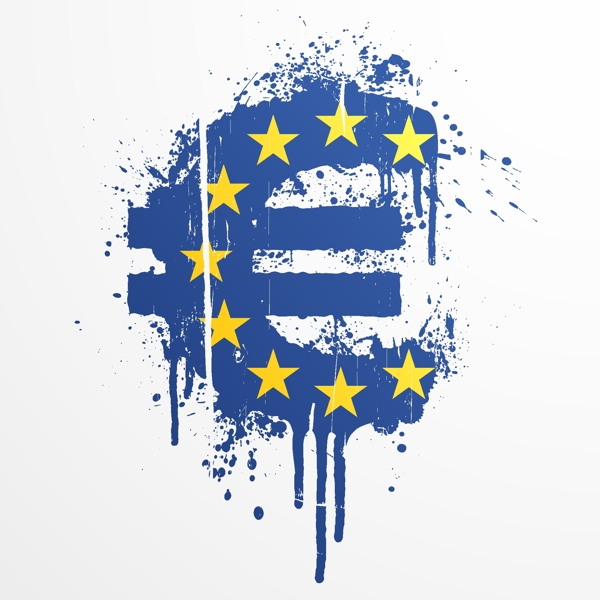 欧盟成员国标志国旗图标矢量素