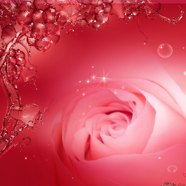 玫瑰水晶图片