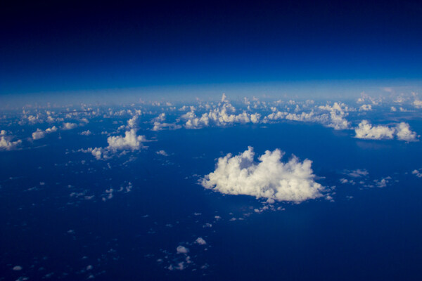 航拍天空云朵素材