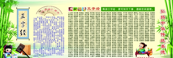 弘扬中华传统美德三字经