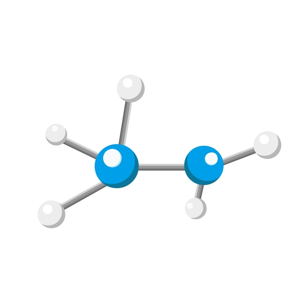 立体化学分子式插画