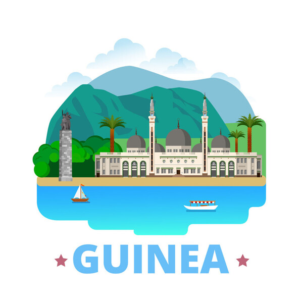 几内亚清真寺漫画图片