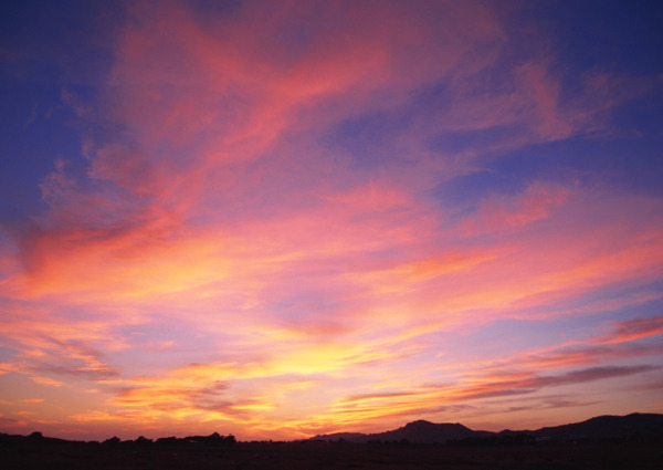 天空.云彩.夕阳