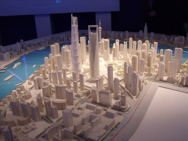 上海城市规划模型图片