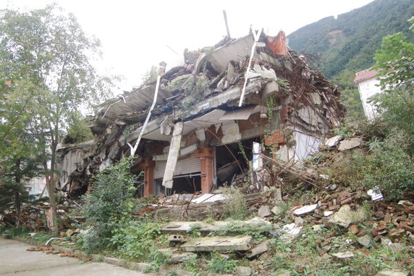512北川地震遗址图片