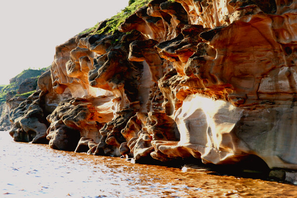 水蚀浮雕图片