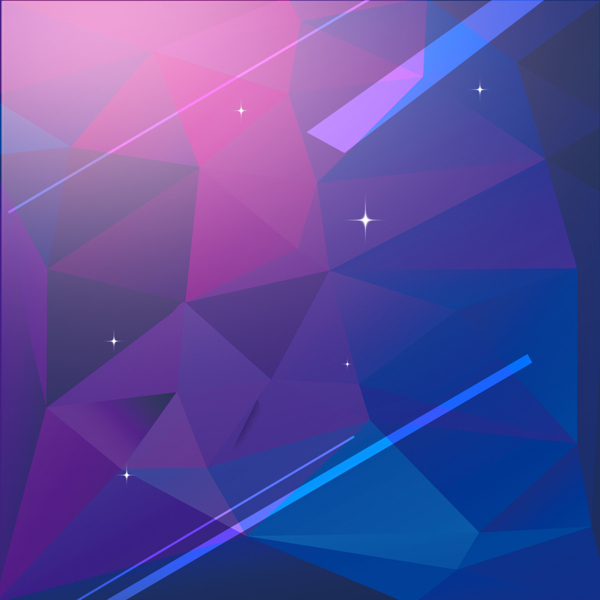 蓝红紫几何炫彩科技线条主图背景psd模板
