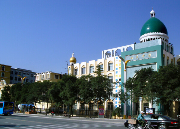 蒙回街街景图片