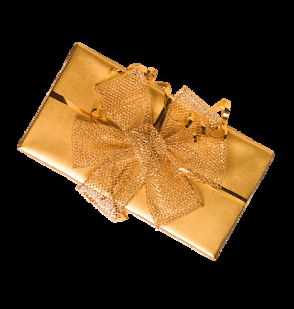 金色高端礼物盒素材