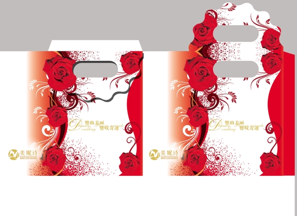 红色玫瑰礼盒图片