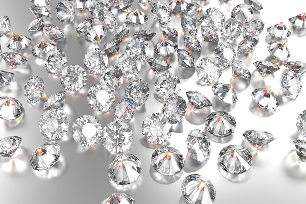 一堆漂亮的钻石图片