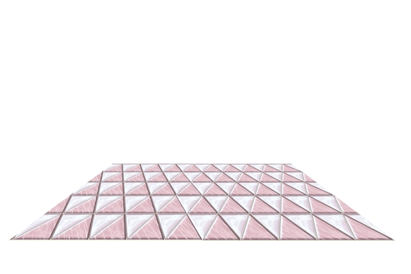 暖色系三角拼砖地板瓷砖