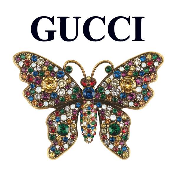 gucci蝴蝶