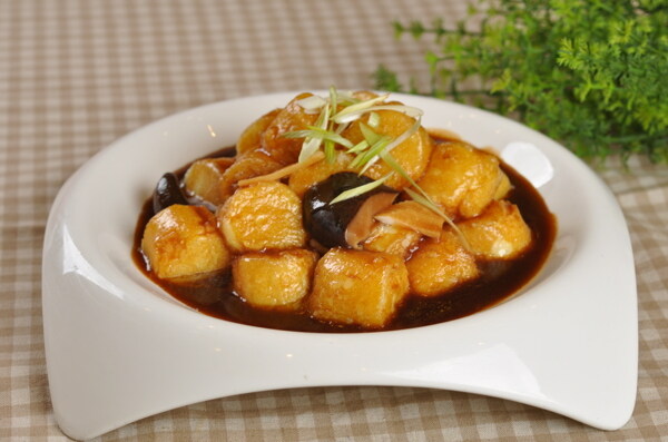 红烧日本豆腐图片