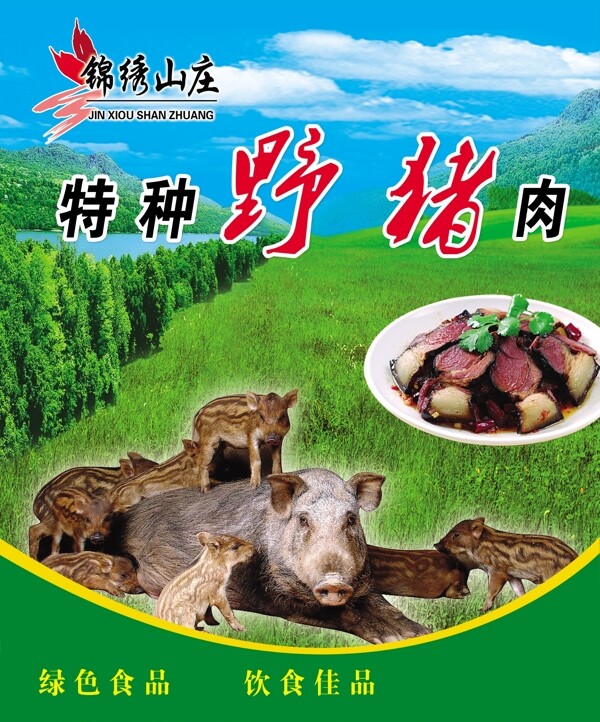 野猪肉图片