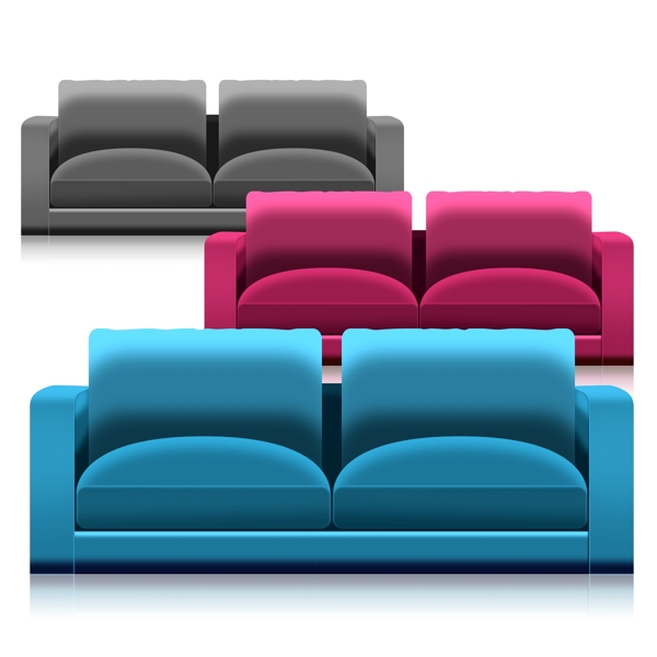 生活用品沙发效果图案可商用素材