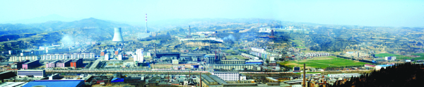 鸟瞰工业全景图图片