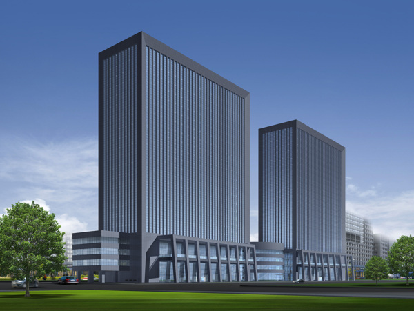 西安半导体产业园生产大楼图片