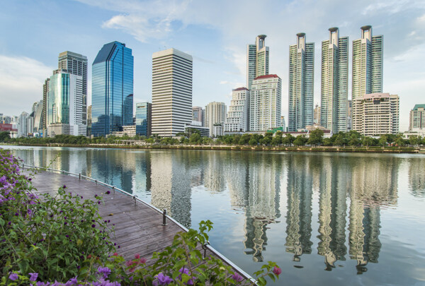 高楼大厦城市风景