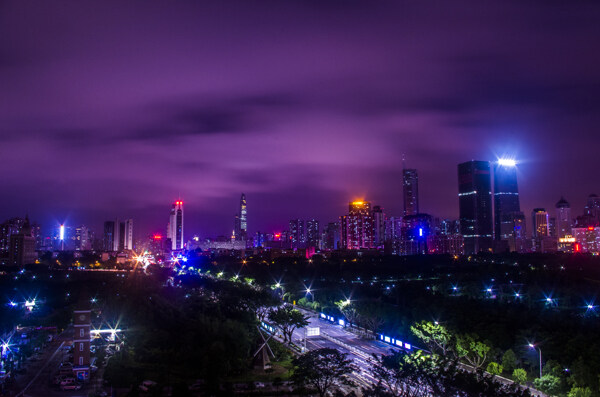 深圳夜景图片