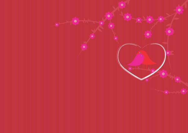 爱心情人节卡的封面设计元素背景