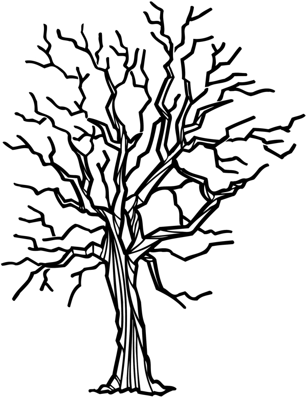 树木矢量素材eps格式0163