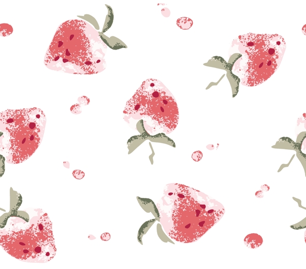 草莓印花