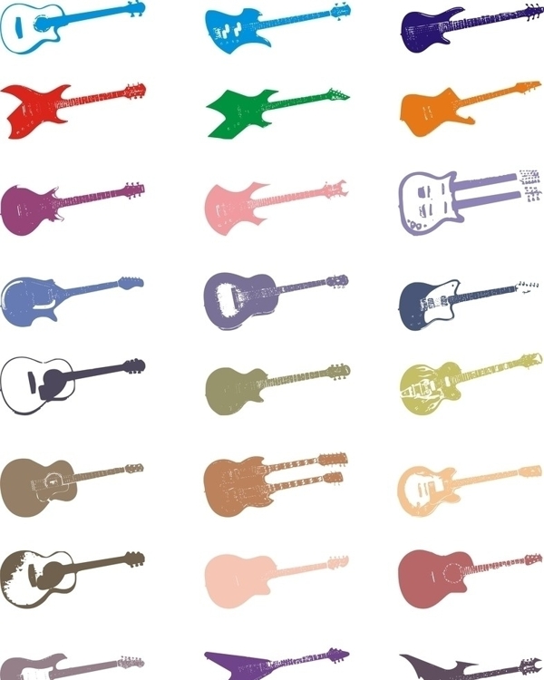 多种吉他图标