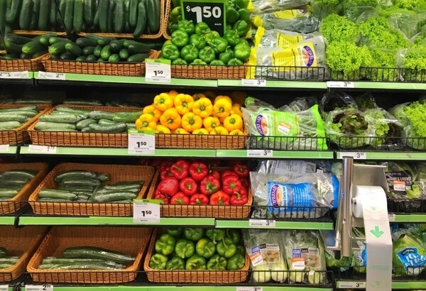 蔬菜货架