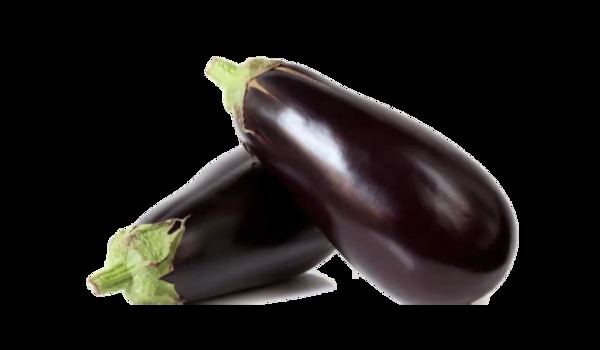 新鲜紫色茄子图免抠png透明图层素材