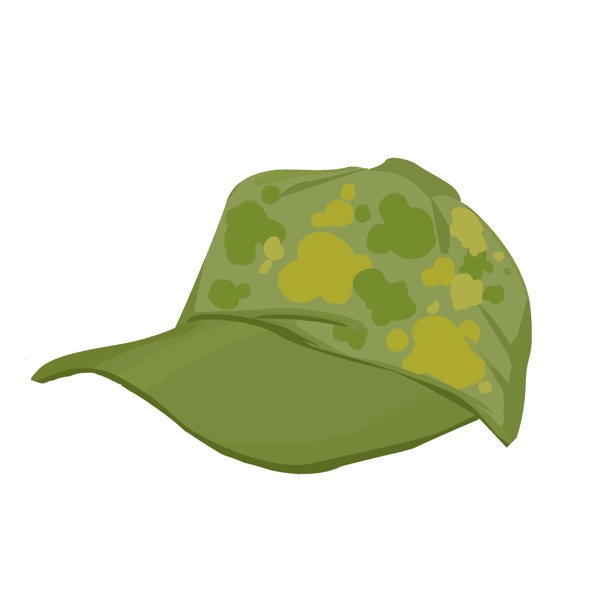 迷彩军事帽子插图
