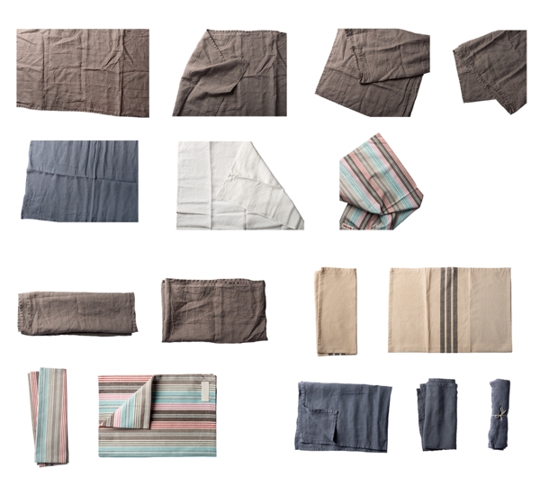 各种类型桌布抹布餐巾布