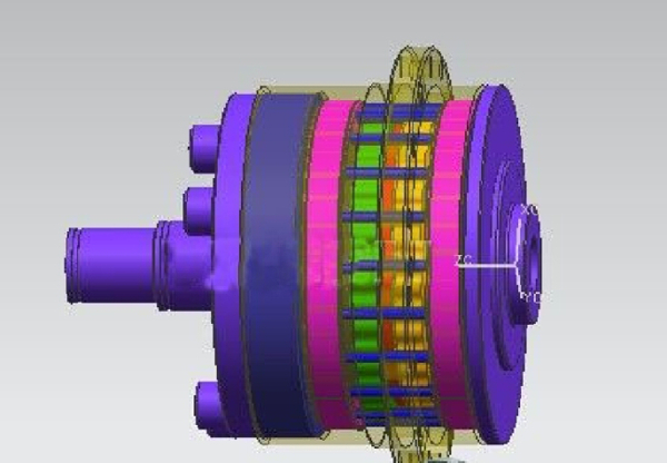 改良的Rv减速器3D模型