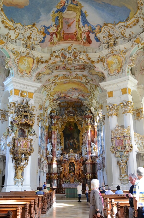 德国维斯圣地教堂风景