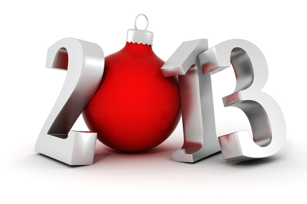 2013圣诞节新年字体图片