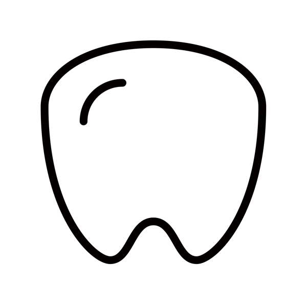 扁平化牙齿