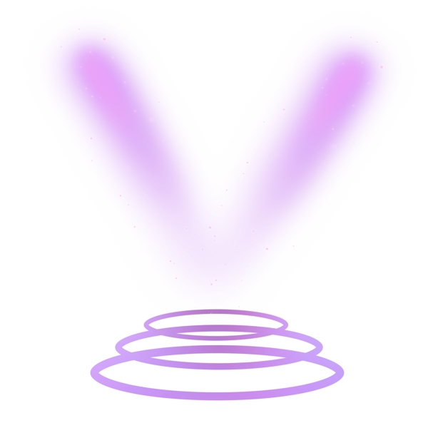 紫色圆盘舞台光束