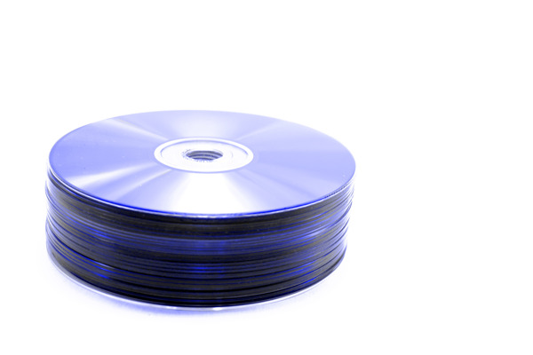 一堆蓝光碟