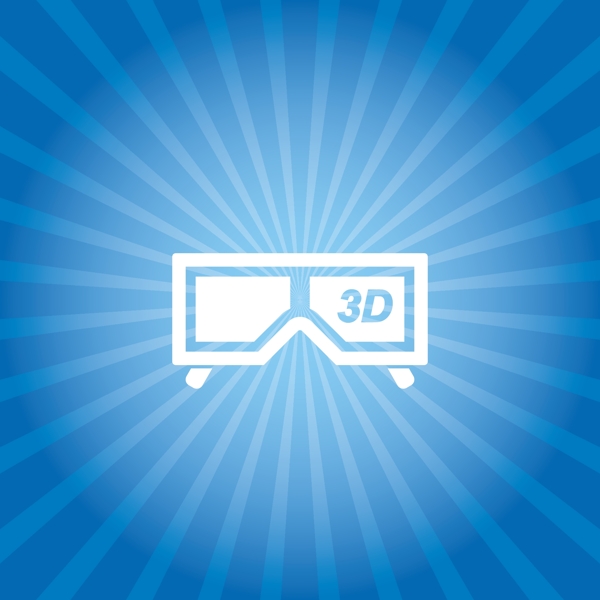 3D眼镜电影素材图片