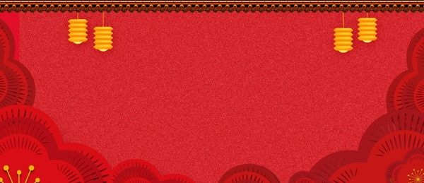 中国风古典红色背景图