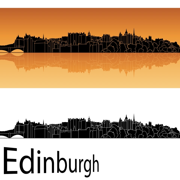 爱丁堡城市剪影