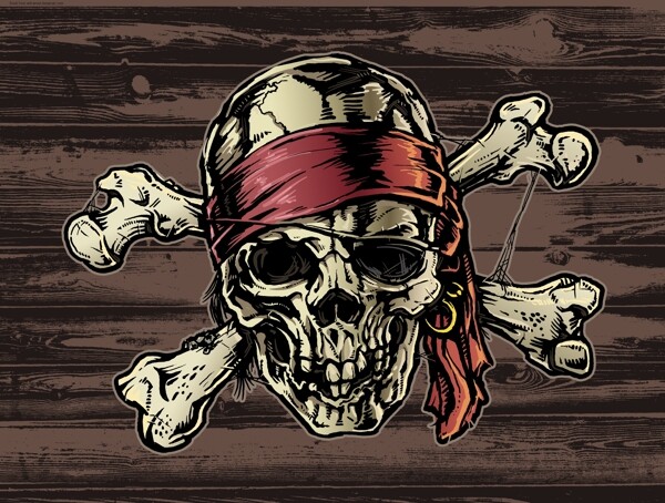 海盗骷髅图案