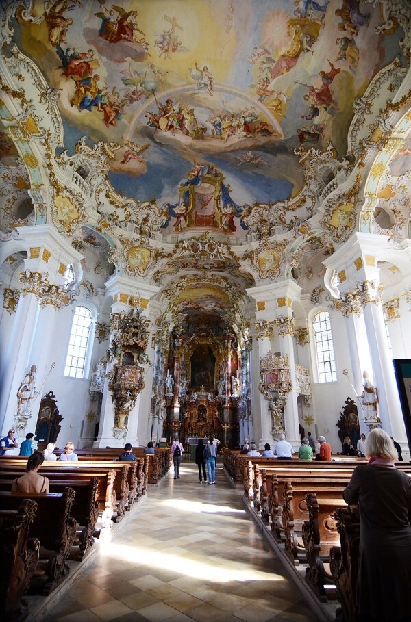 德国维斯圣地教堂风景